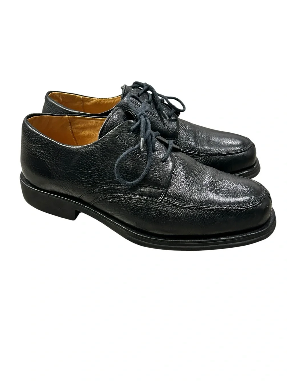 Sandro Moscoloni Vineyard Men’s Pebbled Leather Lace-Up Oxford Dress Shoes 9.5